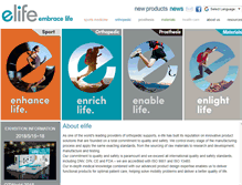 Tablet Screenshot of e-lifebracing.com